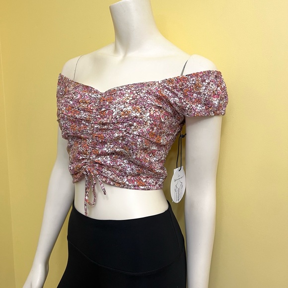 Floral smocked croptop - Picture 6 of 8